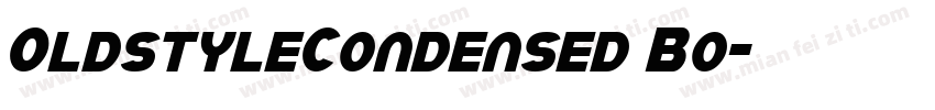 OldstyleCondensed Bo字体转换